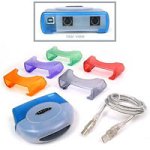 Kamerazubeh&ouml;r: Belkin F5U118GUNV USB ADB Adapter Konverter USB-ADB USB-B/B-2xmDIN4/B +Kabel