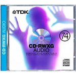 TV Ger&auml;te: TDK Audio CD-RW Audio CD-RW Rohling 74min 650MB 10xSp.