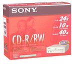 CD-RW Drive 24X/10X/40X Int Eide Spressa with powerburnsw And Cables