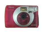 Pretec DC520 0.3MP Digital Camera, Magenta Red