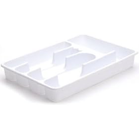 Rubbermaid White Small Cutlery Tray by Rubbermaid