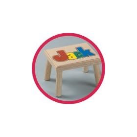 Personalized Wooden Children's Name Stool Personalized Wooden Children's Name Stool