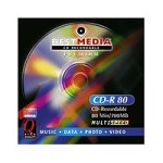 Kamerazubeh&ouml;r: Bestmedia Premium CD-R700 25Pk. CD Rohling 80min 700MB 48xSp. JewelCase