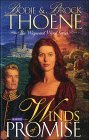 2 Thoene book set Wayward Wind Series: 1 WINDS OF PROMISE and 2 TO GATHER THE WIND