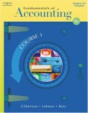 Fundamentals of Accounting: Course 1 (with Student CD-ROM)