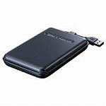 BUFFALO USB2.0バスパワー耐衝撃ポータブルHDD160GB ブラック