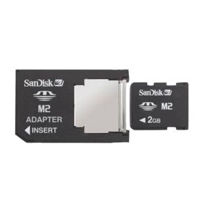 Festnetztelefone: Flash Speicherkarte Dual Voltage Memory Stick Micro (M2)