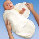 SwaddleMe Adjustable Fleece Infant Wrap - Ivory (Small)