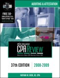 Bisk CPA Review: Auditing & Attestation - 37th Edition 2008-2009 (Comprehensive CPA Exam Review Auditing & Attestation)