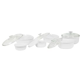 CorningWare French White 12-Piece Bake and Serve Set by Bakeware Sets