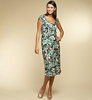 Bold Floral Print Dress