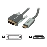 Kamerazubehoer: Belkin Kabel DVI To HDMI Kabel , 3M, Beige