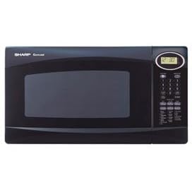Sharp R-308KK 1-Cubic-Foot 1100-Watt Microwave Oven, Black by Microwave Ovens