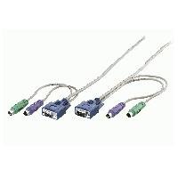 Drucker: equip KVM Kabelset PS/2 / VGA Slim 1,8m 218995