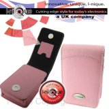 i-nique premium Traditional soft Napa (Soft Pink) leather digital camera Case Cover for (Fuji Finepix A series - A700 A600 A610 A400 A500 Zoom)