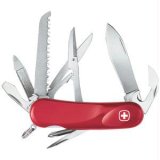 KNIFE, SWISS ARMY EVO 18, RED, BOX