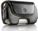 DLO Black lambskin Exposed leather Holster for the iPhone