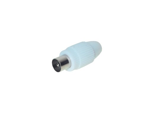 Kompaktanlagen: Koaxialstecker (gerade), Schraubversion