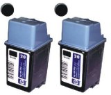 Take4Less 2-pack Black HP # 20 C6614DN C6614AN Remanufactured Ink Cartridges for Hewlett-Packard Fax 1010 1010XI 1020 1020XI DESKJET 610C 610CL 612C 630C 632C 640C 642C 648C 656C 656CVR 6614DN 6614AN HP20