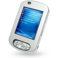 Projektoren: PDAir Alu-Hard-Case Mitac Mio P350/P550 - silber