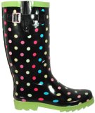 Women's Colorful Polka Dots Rubber Rain Boots