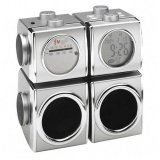 Special Flyer Merchandise Desktop Am/FM Radio, Alarm and Snooze Button, Metallic Case