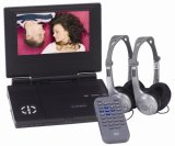 Audiovox D1718PK 7" Portable DVD Player with Bonus Headphones and Car Kit