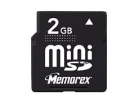 MP3 Player: MEMOREX MiniSD Travel Card 2GB