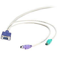Festnetztelefone: Fujitsu Siemens Konsoleswitch Kabel KVM Kabel HD15/Stecker 2 x mDIN6/Stecker an HD15/Stecker 2 x mDIN6/Stecker 2.5 m