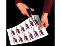 Zubehoer: 5 Blatt Wetterfeste Laser-Klebefolie A4 wei�
