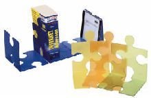 Han-Bürogeräte: CD-Ständer/Buchstütze Puzzle sw