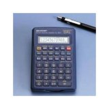 EL-500LB Fraction Calculator, Battery Operated, 10-Digit Display, Hard Case (SHREL500LB)