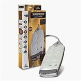 Belkin(R) SurgeMaster(TM) Gold Series Surge Protector With RJ45 Network Line and Telephone Protection, 9 Outlets, 10-Foot Cord, 2950 Joules