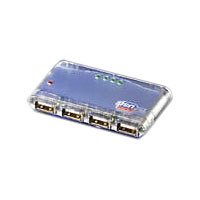 Speicherkarten: Rotronic ROLINE USB 2.0 Mini-Hub HUB USB 4P 4 x USB-A/Buchse 1 x USB-mini 5pol/Stecker + Kabel