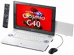東芝 dynabookQosmioG40/97C T7300/17WUX/512Mx2/160Gx2/HD-DVD-R/TV/HomePrem/Offi2007 PQG4097CRP