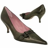 Borgo degli Ulivi Black Knot Leather Pointy Pump Shoes