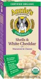 Annie's Homegrown Organic Shells & White Cheddar Macaroni & Cheese, 6-Ounce Boxes (Pack of 12)