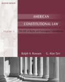 American Constitutional Law: The Bill of Rights and Subsequent Amendments, Volume II (American Constitutional Law)