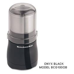 KitchenAid BCG100OB Blade Coffee Grinder, Onyx Black by KITCHENAID INC