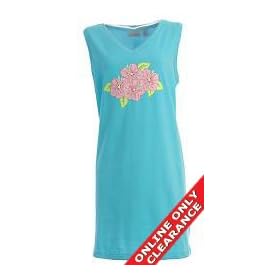 SunBay Swim Turquoise Hibiscus Cover Up SunBay Swim Turquoise Hibiscus Cover Up