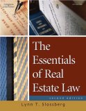 The Essentials of Real Estate Law (West Legal Studies)