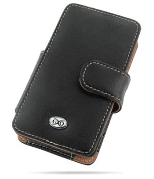 Lautsprecher: Luxus Ledertasche f�r Fujitsu Siemens Pocket Loox T830 T810