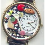 Gourmet Cooking Watch with Hand Crafted Miniatures