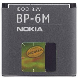 DVD Player: Original Akku Nokia BP-6M 9300, 9300i, 3250, 6151, 6233, 6280, 6288, N73, N93