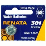 Review   / Silver Oxide Watch Battery For 301 Button Cell
