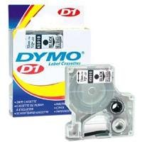 Digitalkameras: Dymo Schriftband Kassette Dymo f�r D1, 12 mm x 7 m, schwarz auf transparent