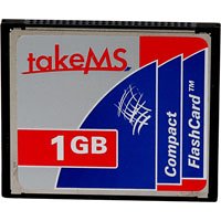MP3 Player: Memory Solution takeMS CF 1024.0 MB CompactFlash Card 1024 MB