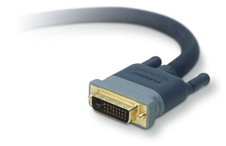 Kamerazubeh&ouml;r: Belkin PureAV Digital Video Dual-Link Kabel Monitorkabel DVI/Stecker - DVI/Stecker 3.7 m dual link