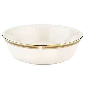 Lenox Desert Vista Ivory China Gold Banded All Purpose Bowl by Lenox China