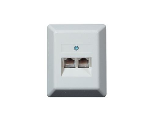 Navigationssysteme: ISDN Aufputzdose, 2 x RJ-45 mit Endwiderstand, LSA